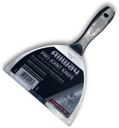 6 inch Stainless Steel One Piece Strong Professional Decorating Filler Scraper Knife UX6F