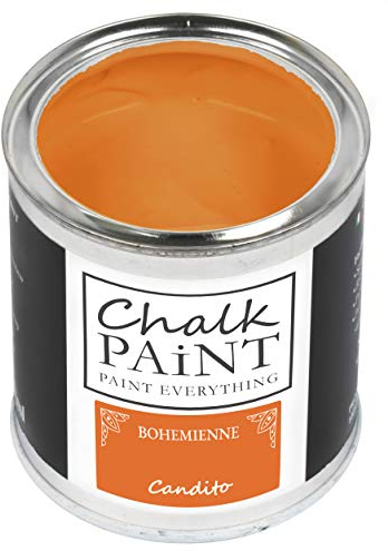 Chalk Paint Everything® Candito (Candy Orange) – 250 ml Water-Based Chalk Paint for Shabby Chic Furniture, Décor, and Upcycling Projects – Non-Toxic, Easy to Apply