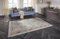 Elle Decoration Keshan Maschad Orientalischer Teppich - Kurzflor Vintage-Look Orientalisch Orient Klassischer Orientteppich für Wohnzimmer Esszimmer Flur oder Schlafzimmer Jade Grün, 200x290cm