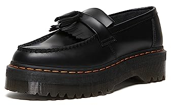 DR. MARTENS 27989001 Adrian Quad Moccasin Unisex Black Smooth EU 39