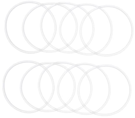 VILLFUL 10pezzi Guarnizioni Silicone Per Filtro Acqua Con Anello Tenuta Resistente Olio Uv e Calore Ricambio Per Depuratori Domestici e Spa