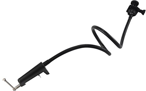 Knadgbft Support de webcam, support de webcam amélioré avec bras flexible col de cygne et pince, convient pour webcam C920, C922, C930