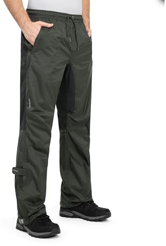 Höhenhorn Pluvia - Pantalones de lluvia para hombre, impermeables, transpirables, con bolsa de transporte