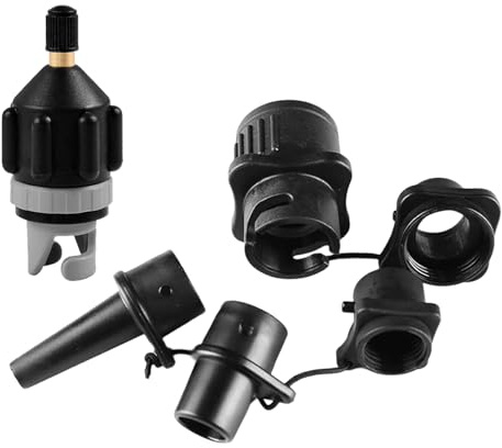 Inflatable Boat Pump Adapter Converter Traditional Air Adapter Paddle Board Kayak with 4 Air Nozzles for Inflatable Boat