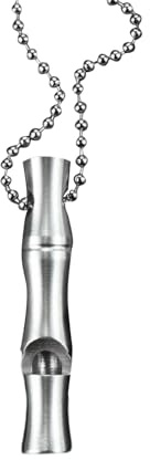 High Decibel Stainless Steel Dog Whistle | Emergency Survival Whistle with Lanyard | Nickel-Free 304 Stainless Steel for Dog Recall Training, Camping, Hiking & Outdoor Use