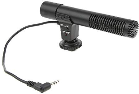 Tubayia Micrófono direccional estéreo para cámara réflex digital