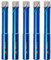 BRSCHNITT Brocas de Diamante con Vástago 8mm, 5pcs Juego de brocas de diamante Para Cerámica, Granito, Porcelana, Azulejos, Gres fino