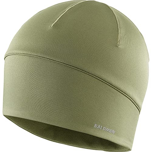Salomon Active Herrenmütze Trail Running Ski Snowboarden, Vielseitigkeit, Wärme und Pflegeleicht, Grün, Einheitsgröße