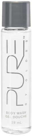 Pure By Gloss Body Wash Shower Gel 50x 28ml Individual Guest Shower Gels | Mini Hotel Toiletries Bulk Pack | Travel Shower Gel for Hotels, Airbnb, Holiday Lets | Mason Miller