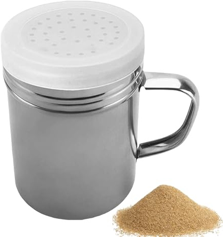 Set di spargicpezie – robusto escavatore in metallo, coperchio regolabile, rete fine anti-corrosione, accessori da cucina per sale, pepe, spezie, erbe, barbecue, cucina, preparazione alimentare, uso