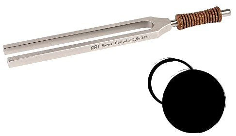 Sonic Energy Planeten Therapie Stimmgabel – Saros Periode 241,56 Hz / H3 – Für Meditation, Klangheilung, Entspannung – Inkl. Baumwolltasche (TTF-M-SP)