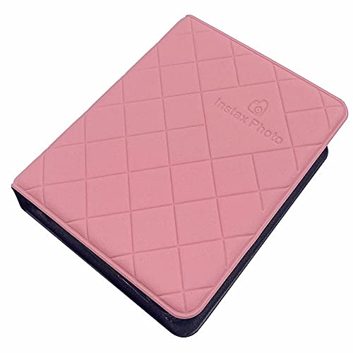 CENPEK Mini album fotografico da 7,6 cm, con 36 tasche, per foto Polaroid per FujlFilm Instax Film (rosa)