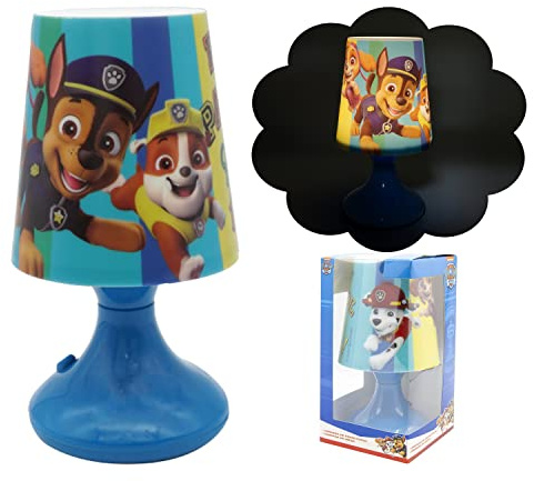 Lampe de bureau Paw Patrol pour enfants, lampe de bureau pour décoration de chambre d'enfant, lampe de chevet pour enfants, taille 18 cm