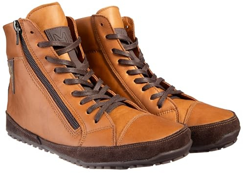 Magical Shoes Barefoot shoes, lined for men and women, lace-up boots, winter boots, minimalist half boots, barefoot boots, leather shoes, winter shoes, minimal boots, Alaskan, Alaskan Buffalo Caramel,