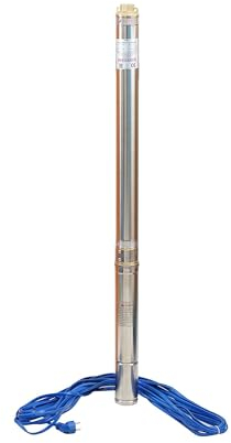 3 WEISBACH Tiefbrunnenpumpe TI20 0,55 kW 3000l/h 8,2 bar sandverträglich <5%