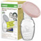 haakaa Manual Breast Pump Breastfeeding Pump with Food Silicone Cap (Blush) 4oz/100ml