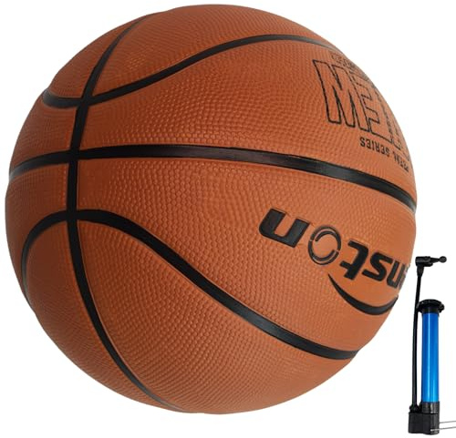 Senston Balon Baloncesto Tamaño 7 Interior/Exterior Balon de Baloncesto Adulto/Principiante