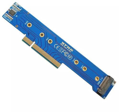 Xiwai Adattatore doppio 2X NVME M.2 SSD a PCIE Express Gen4 X8 X16 Raid Controller Card Low Profile VROC Raid0 Hyper Adapter