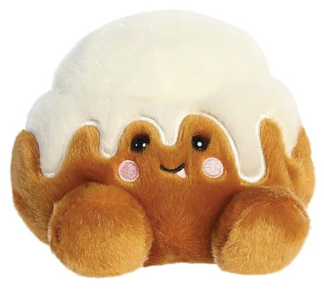 Aurora, 33726, Palm Pals Sugary Cinnamon Roll 5In, Soft Toy, Brown & white
