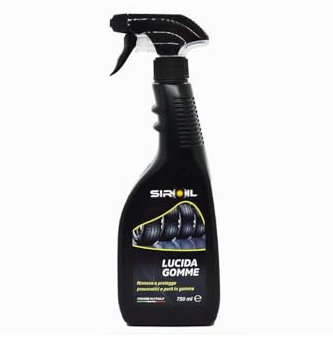 OISE ART STORE Trade Shop - Lucida Gomme da 750 Ml Rinnova Protegge Pneumatici con Spray per Auto Sir-lucg -
