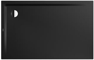 Kaldewei SUPERPLAN 1853-1, Duschwanne, 140x90cm, 385300010676, Farbe: schwarz matt 100