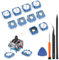 10 Piezas para PS5 2K3 Ohm Trimmer Potenciómetro de Repuesto para Sony PlayStation 5 Trim Pot Resistor Módulo Sensor para ALPS Joystick Analógico Accesorios de Reparación con Herramientas (Azul)
