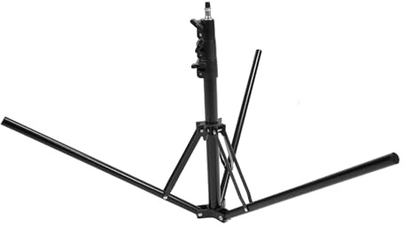 Cocoarm Förtjockat Ljusstativ i Aluminium, Justerbar Höjd, Halkfria Fötter, Bärbar, 4 Kg Lastkapacitet för Fotografering, Kompatibel med LED-lampor, Kupolljus, Softboxar