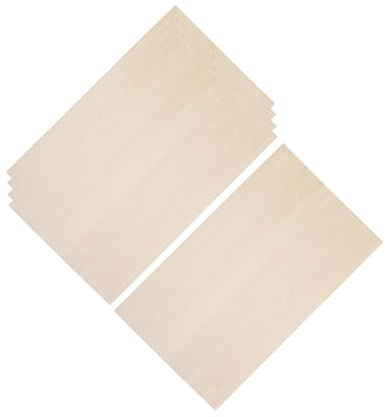 Ailan 5 stycken modellbygge hobbymaterial träark för flygplansmodeller och läromedel husmodeller vänner etc.