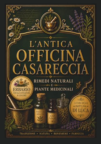 L'Antica Officina Casareccia: Rimedi Naturali e Piante Medicinali: Guida all'erboristeria e alle erbe spontanee: segreti perduti e ricette per il benessere e la vitalità