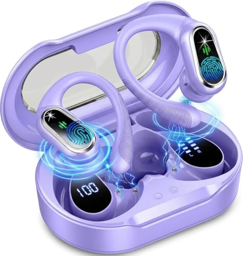 Auriculares Inalámbricos Bluetooth Deportivos, Bluetooth 5.4, Running