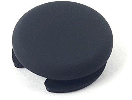 GGZone Analoger Joystick-Daumenkappe, Kunststoff, Ersatz für 3DS, 3DS XL, New 3DS, New 3DS XL, Schwarz