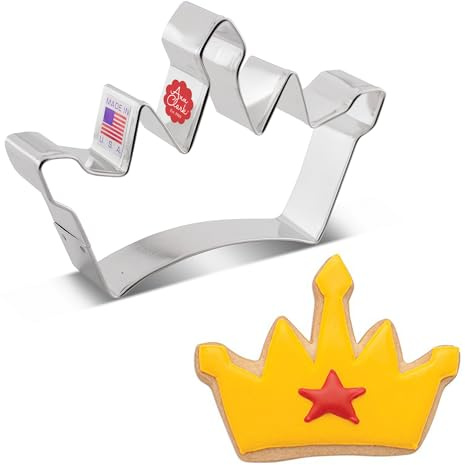 Ann Clark Cookie Cutters Princess Crown Cookie Cutter 5 Made in USA
