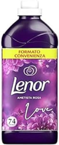 Lenor Assouplissant concentré pour machine à laver, 74 lavages, parfum Améthyste, action adoucissante, fraîcheur durable, pour tous les vêtements