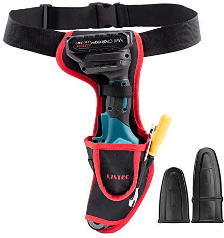 LZSTEC Mini Motosierra Funda, Bolsa de Transporte para Mini Motosierra de Batería, Bolsa Portaherramienta para Motosierra Eléctrica de 4/5/6 Pulgadas con Cinturón Ajustable, Oxford, Extracción Rápida