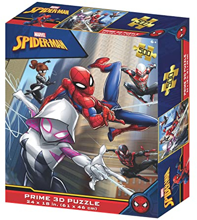 Marvel 3D Spiderman & Ghost 500 piece puzzle