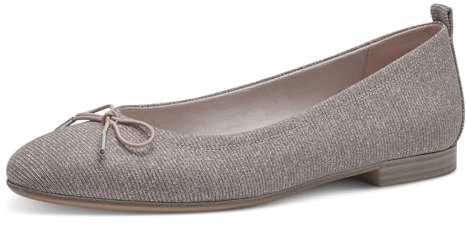 Tamaris Damen Ballerinas Textil Vegan; Rose Glam/rosa; 39