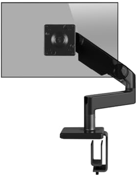 Humanscale M8.1 Monitorhalterung für USM Tische, gerade (schwarz)