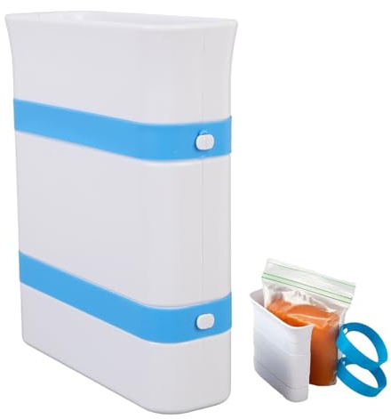 Silicone Soup Freezer Container Easy To Fill Stands Vertically Cube Food Storage Bags Organize Efficiently For Neat Kitchen [Soup Freezer Container]