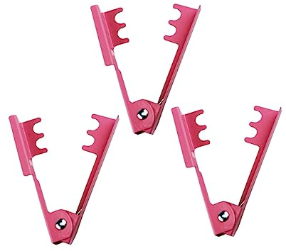 NUOBESTY 3pcs Rose Thorn Pliers Garden Tool with Spring Action Handle Lightweight Pink Floral Stripper for Home and Professional Flower Arrangements