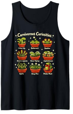 Carnivorous Curiosities Venus Flytrap Houseplant Gardening Tank Top