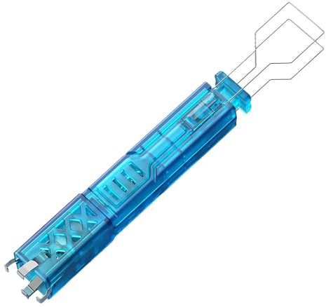 Strumento di estrazione 'interruttore, in acciaio 2 in 1, strumento ergonomico per rimuovere i cappucci, estrattore per tastiera, per la manutenzione e la cura di tastiere meccaniche con