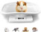 Digital Haustier Skala Tierwaage mit LCD-Display, 4 Gewichtungsmodi für Haustiere und Küche zur Messung von Kleinen Katzen, Hunden, Futter, Kapazität bis zu 15 kg