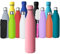 GeeRic Botella Termica 1 Litro,Botella Agua Acero Inoxidable Mantener 12H Caliente/24 Frío,Botella de Agua+Cepillo+Bolsa portátil para Taza Termo para Acampar,Escuela,Deportes,Rosado