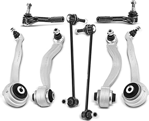 Frankberg 4x Querlenker 2x Koppelstange 2x Spurstangenkopf Vorne Kompatibel mit C-Klasse W203 CL203 2000-2008 CLK A209 C209 2002-20010 Replace# 2033303611