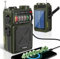 Emgykit Radio de manivela de emergencia – 4000 mAh/14800 mWh AM/FM/WB/SW/NOAA Radio meteorológica con Bluetooth, linterna, alarma SOS, alimentado por USB cargado, manivela de mano y energía solar para