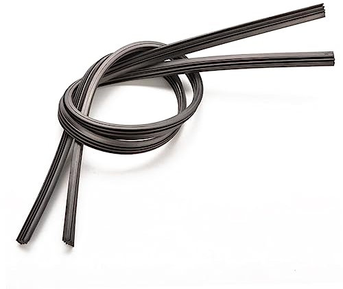 Supvox 2stücke Auto Gummistreifen Für Windschutzscheibenwischer Robuste Gummilippe Installieren Langlebig Schwarz Passend Für Verschiedene Fahrzeuge