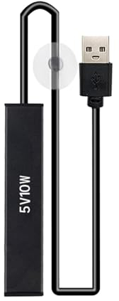 LOVIVER Kleine Aquarium-Heizung, Heizstäbe, automatisches USB-Heizwerkzeug, Mini für Aquarien, Reptilien, Aquarien, Terrarien, Haustier-Trinkwasserbereiter, 10W