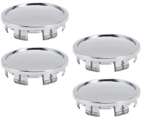Fockety Capitanti Centrali a Ruota 4 Pc, Tappi del Centrale a Prova di Prova a Prova di Graffio 75 Mm, Scatto Nei Tappi del del Cerchione del Veicolo Accessori per Cover del Centrale della
