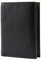 Oxmox Geldbörse Leder Leather Kombibörse Ox Embossed Black
