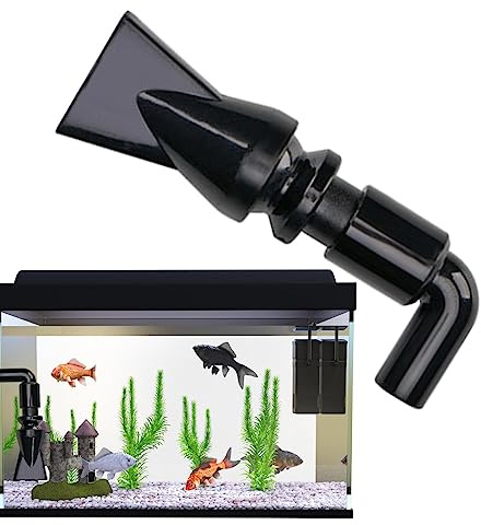 Buse à canard pour pompe à aquarium | Buses pour réservoir à canard réglables à 360° - Accessoires retour pour aquariums, prises débit d'eau plates pour aquarium, raccord